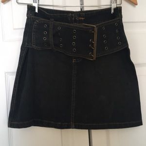 Bebe denim mini skirt, Snall